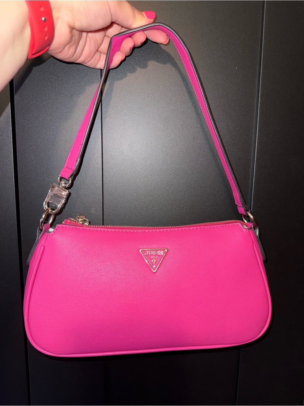 GUESS Hot Pink Mini Shoulder Bag
